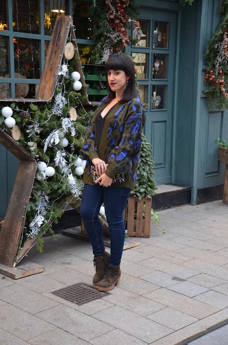 Chaqueta estampado leopardo
