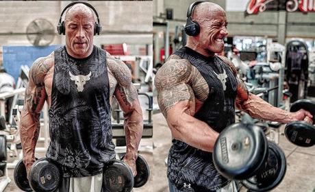 #Cine: Dwayne Johnson ya se entrena para ser el villano en “Black Adam” / #Peliculas (FOTOS)