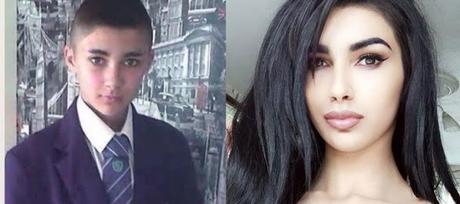 Chico de 17 años pasó de un #look militar en la escuela a lucir como #kimKardashian  /  #Transgenero #Gay  (FOTOS)
