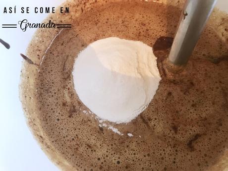 Tarta de chocolate y malvavisco Tarta de chocolate y malvavisco