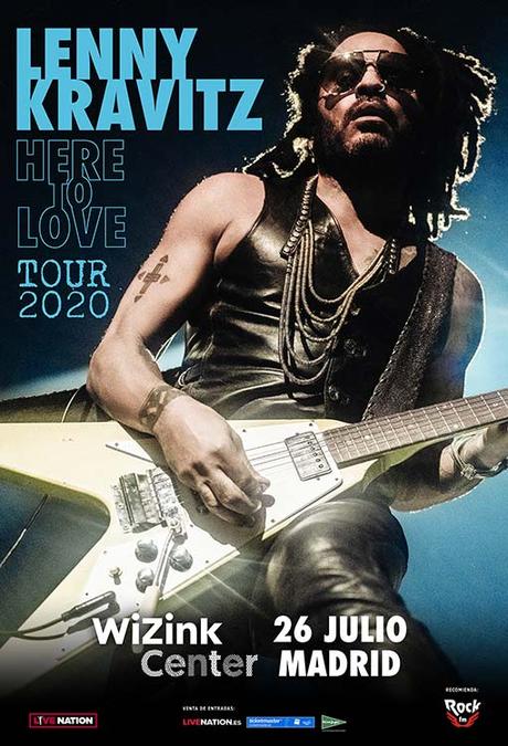 Lenny Kravitz ofrecerá dos conciertos en España en julio Here to love tour