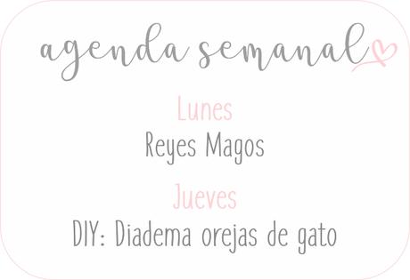 Agenda Semanal 6/01 - 12/01