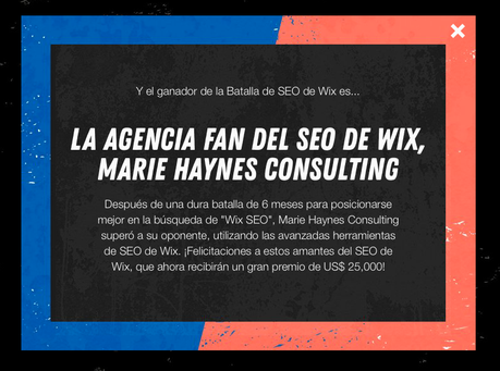 Ganadores De La Batalla Seo De Wix