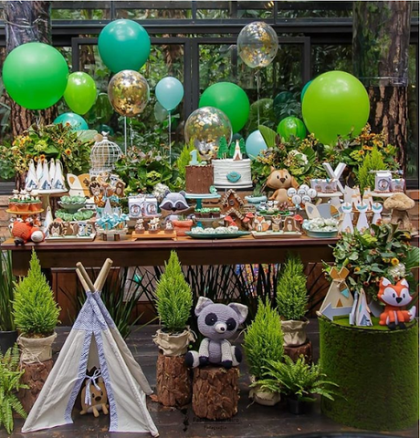 12 Ideas de bosque encantado para tu fiesta de cumpleaños