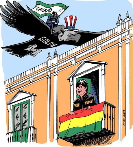 Los vasallos golpistas de #Bolivia simplemente están imitando a sus amos imperialistas
