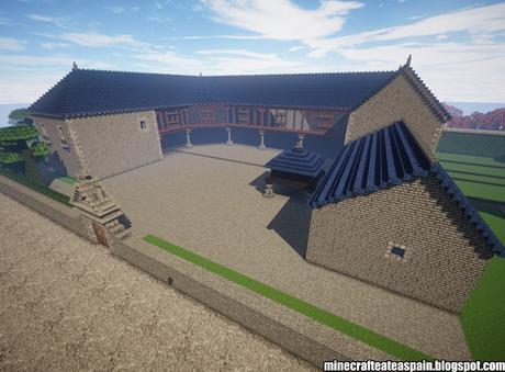 Réplica Minecraft de la Casa Sierra Pambley, Villablino, España.