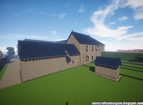 Réplica Minecraft de la Casa Sierra Pambley, Villablino, España.