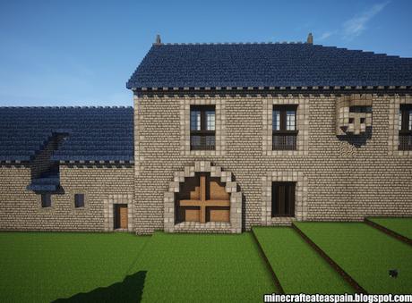 Réplica Minecraft de la Casa Sierra Pambley, Villablino, España.