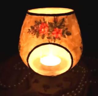 Convierte tus copas en hermosas LAMPARAS DE MESA