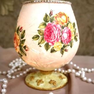 Convierte tus copas en hermosas LAMPARAS DE MESA