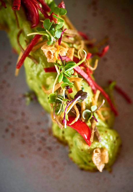 Guacamole molcajeteado Guacamole molcajeteado