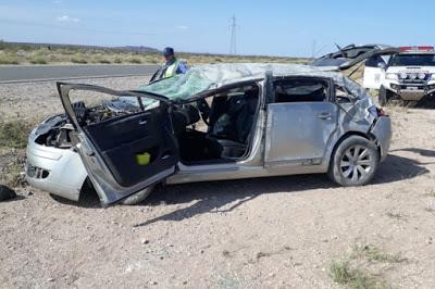 Ruta 237: Una familia volcó en cercanías a Picún Leufú