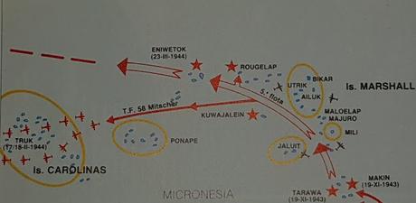 II GUERRA MUNDIAL. CARRERA A TOKIO (I): ISLAS MARSHALL Y CAROLINAS