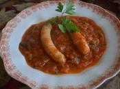 Pisto Salchichas Pollo