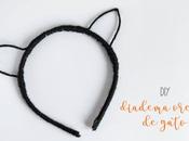 DIY: Diadema orejas gato