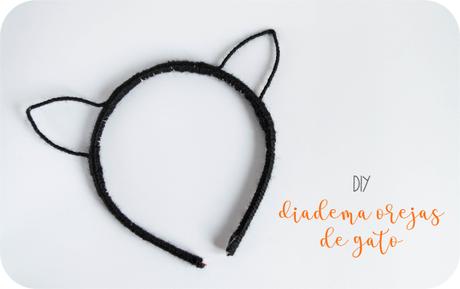 DIY: Diadema orejas de gato