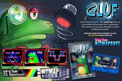 Robots Rumble y Gluf, para C64 y Spectrum respectivamente, en físico de la mano de Bitmap Soft
