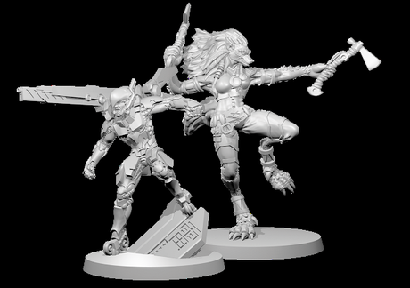 Contenidos de la caja Double Trouble de Aristeia.