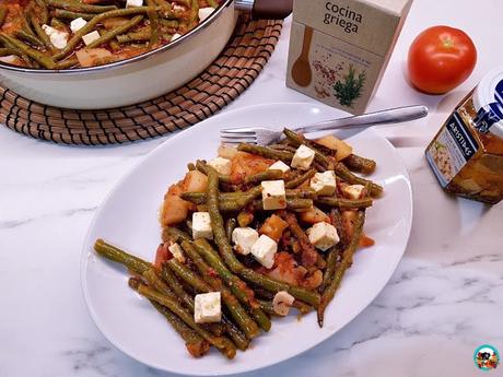 Judías verdes a la griega Judías verdes a la griega