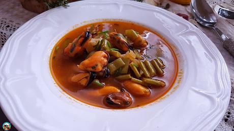 Judías verdes a la griega Judías verdes a la griega