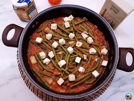 Judías verdes a la griega