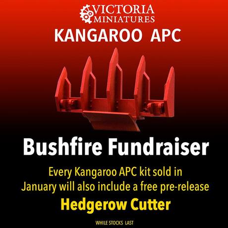 Kangaroos (APC) contra el fuego (Victoria Miniatures)