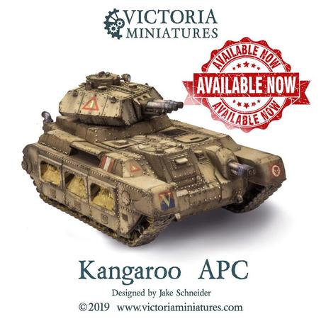 Kangaroos (APC) contra el fuego (Victoria Miniatures)