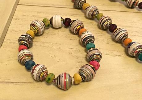 DIY Paper beads, cuentas de papel DIY Paper beads, cuentas de papel