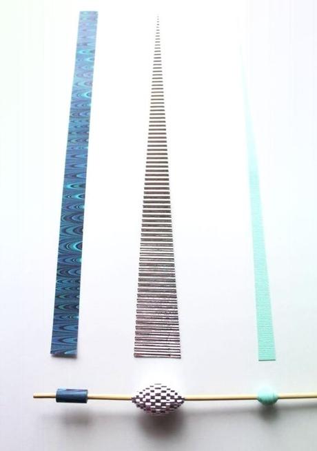 DIY Paper beads, cuentas de papel