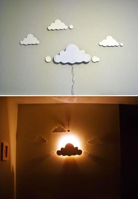 Lámparas infantiles que puedes hacer tú mismo