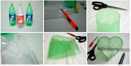 Cajas hechas con botellas de plástico - Reciclaje