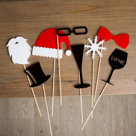 DIY Accesorios de Navidad PHOTO BOOTH