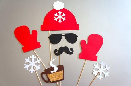 DIY Accesorios de Navidad PHOTO BOOTH