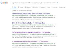 Como entender este evento en Google sobre un artículo en NoCreasNada.com