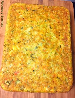 PASTEL DE CALABACÍN Y ZANAHORIA