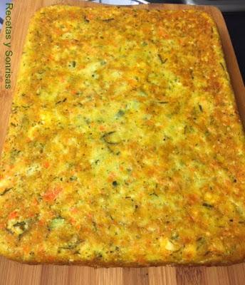 PASTEL DE CALABACÍN Y ZANAHORIA