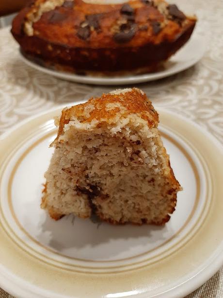 BIZCOCHO DE PLATANO Y COCO