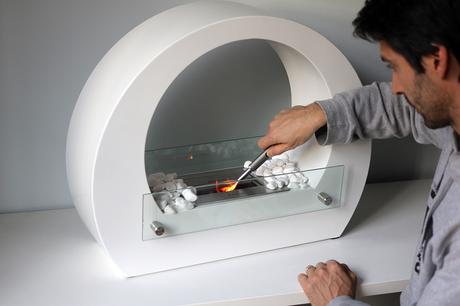 Así es nuestra chimenea de bioetanol o biochimenea