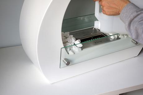 Así es nuestra chimenea de bioetanol o biochimenea