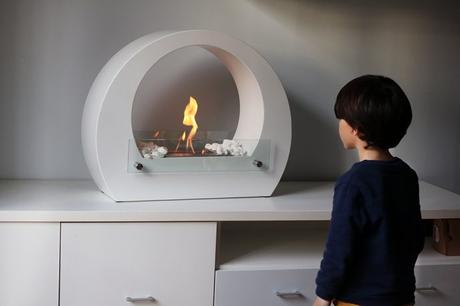 Así es nuestra chimenea de bioetanol o biochimenea