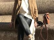 Camel blazer hat.-