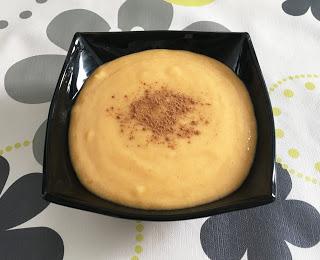 Natillas de caqui y galleta