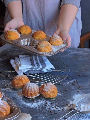Madeleines de vainilla Madeleines de vainilla