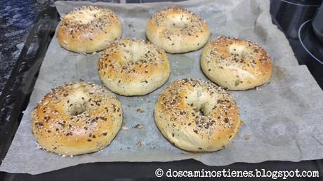 (Pan Casero) Bagels (sin MM, con levadura)