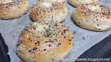 (Pan Casero) Bagels (sin MM, con levadura)