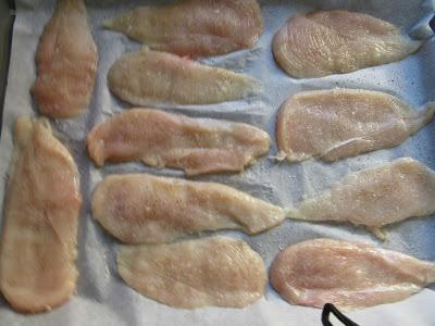 Extender los filetes Pechugas a la carbonara Thermomix