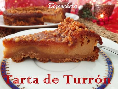 TARTA DE TURRON DE CACAHUETE TARTA DE TURRON DE CACAHUETE