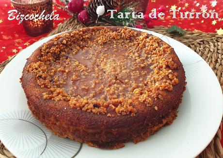 TARTA DE TURRON DE CACAHUETE TARTA DE TURRON DE CACAHUETE
