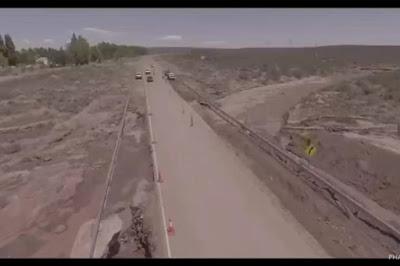 Así está la Ruta 237 en El Chocón