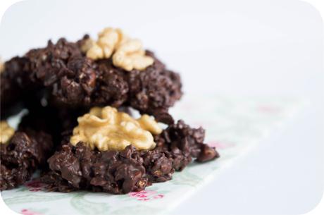 Galletas de avena y nueces sin horno